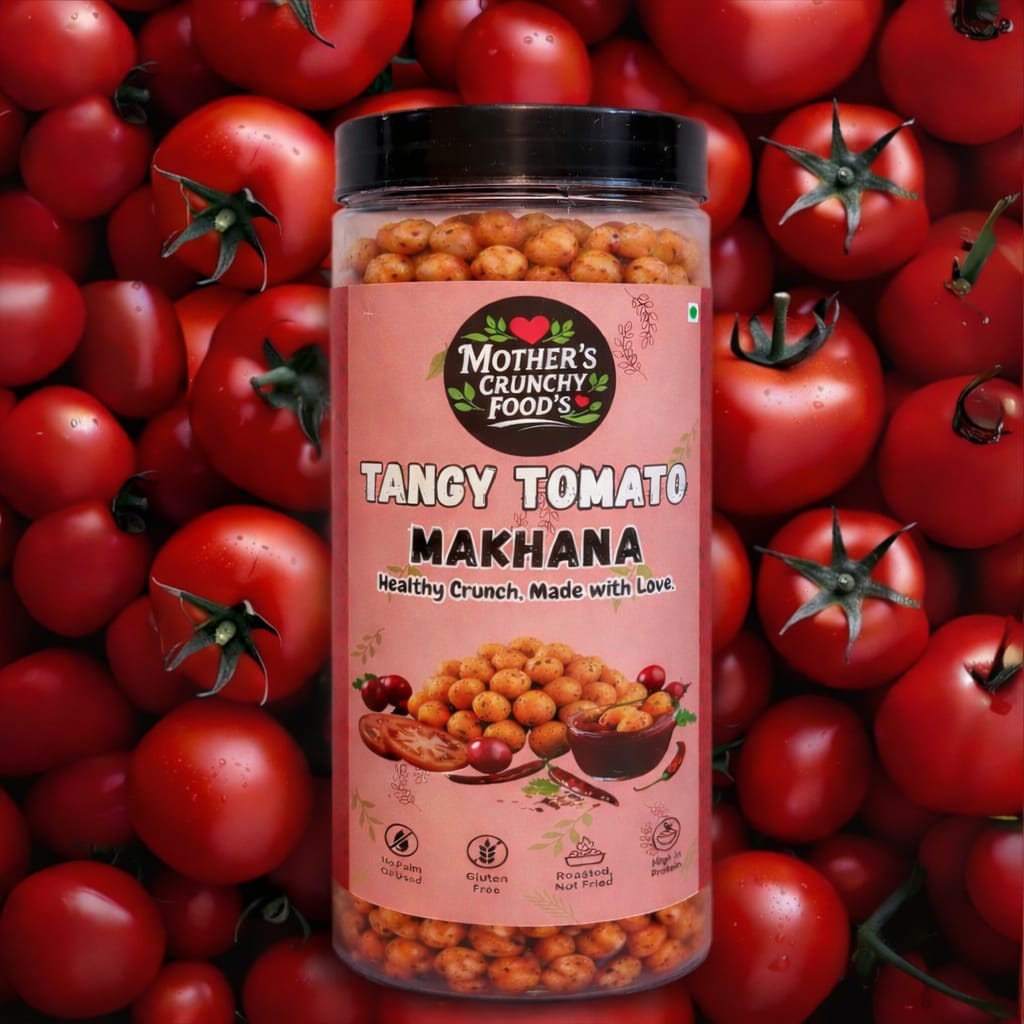 Tangy Tomato Flavoured Roasted Foxnuts β 150g