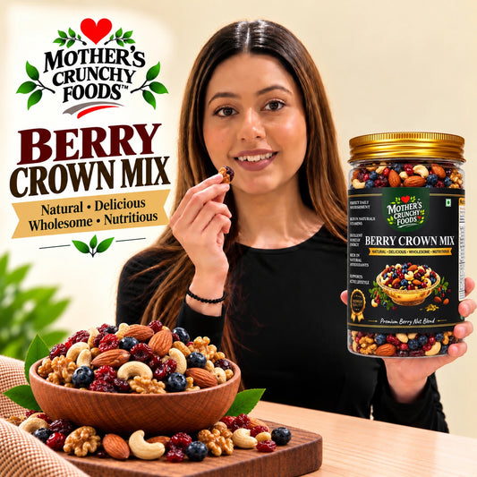 Mother's Crunchy Foods berry crown trail mix lifestyle scene 1