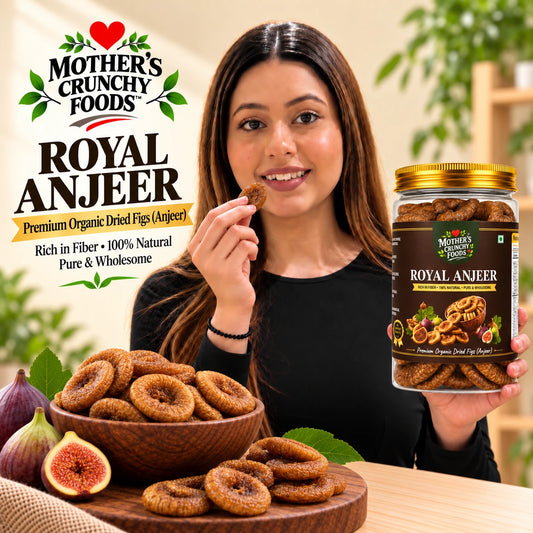 Mother's Crunchy Foods royal anjeer dried figs lifestyle scene 7