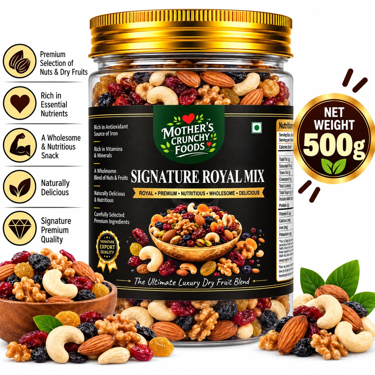 Mother's Crunchy Foods signature royal mix lifestyle scene 6