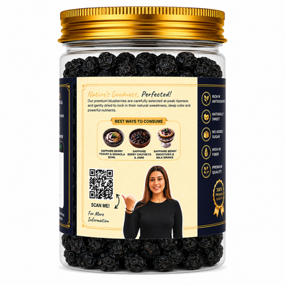 Sapphire Berries pack sizes 200g 350g 700g - dried berries online
