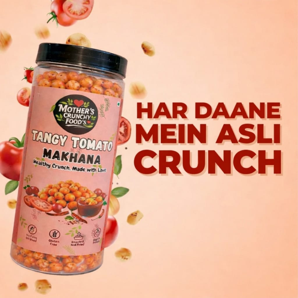 Tangy Tomato Flavoured Roasted Foxnuts – 150g