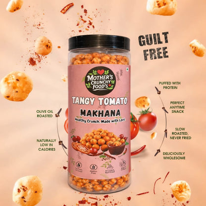 Tangy Tomato Flavoured Roasted Foxnuts – 150g