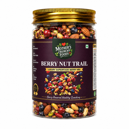 Berry Nut Trail jar - mixed nuts and dried berries trail mix by Mother's Crunchy Foods