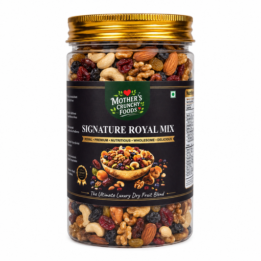 Signature Royal Mix jar - mixed dry fruits and nuts by Mother's Crunchy Foods
