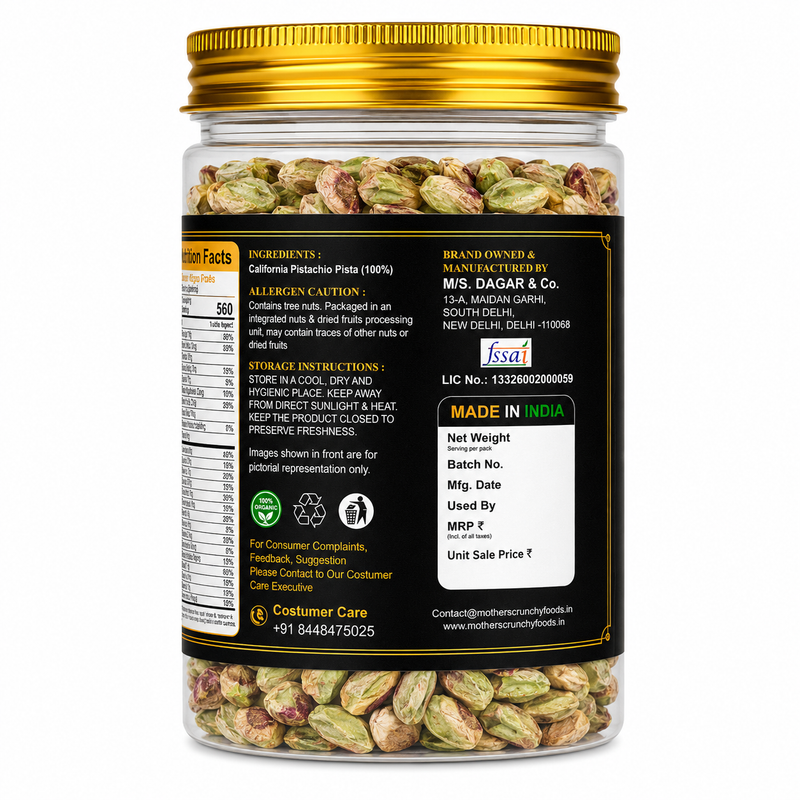 Pistachios for kulfi kheer and sweets garnish - premium dry fruits