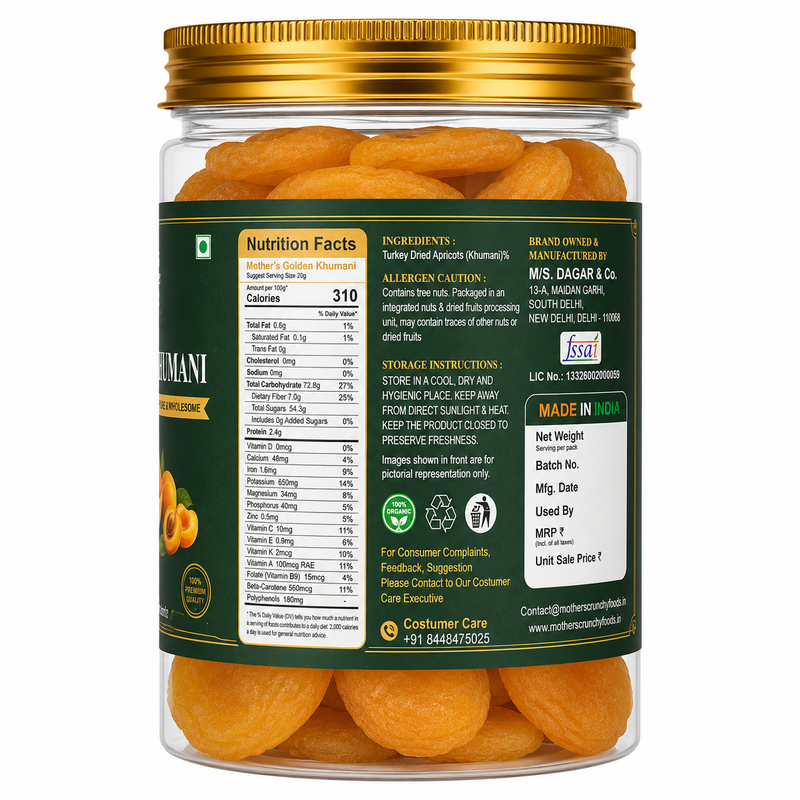Turkish dried apricots khumani - plump golden amber soft dry fruit
