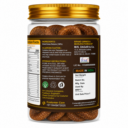Anjeer for milk barfi and soaked breakfast - dried fig jar