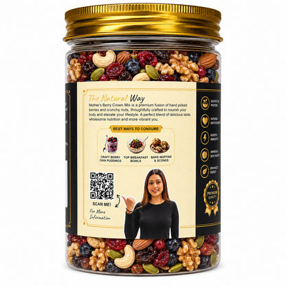 Berry Crown Mix pack sizes 250g 500g - chewy fruit snack mix