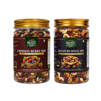 Mother's Crunchy Foods Crimson Berry Mix + Signature Royal Mix Combo