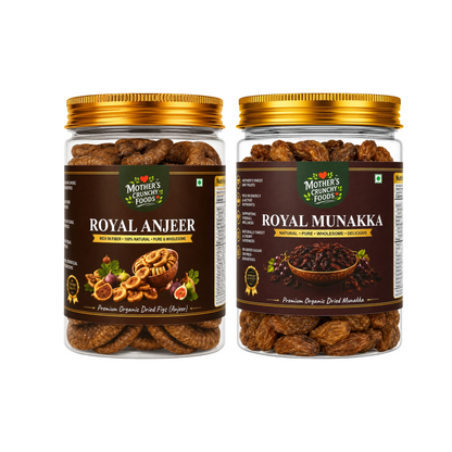 Mother's Crunchy Foods Royal Anjeer + Royal Munakka Combo