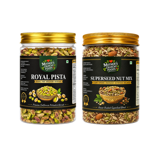 Mother's Crunchy Foods Royal Pista + SuperSeed Nut Mix Combo