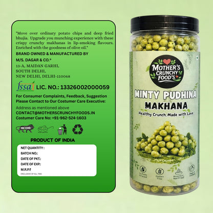 Mint Pudina Roasted Flavoured Foxnuts – 150g