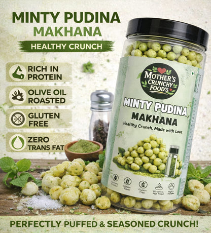 Mint Pudina Roasted Flavoured Foxnuts – 150g