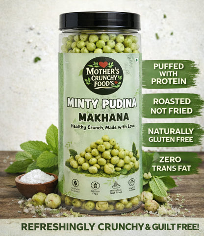 Mint Pudina Roasted Flavoured Foxnuts – 150g