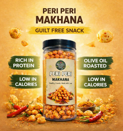 Peri Peri Flavoured Roasted Foxnuts – 70g