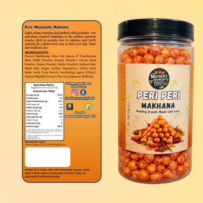 Peri Peri Flavoured Roasted Foxnuts – 70g