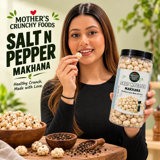 Mother's Crunchy Foods Salt & Pepper Roasted Makhana