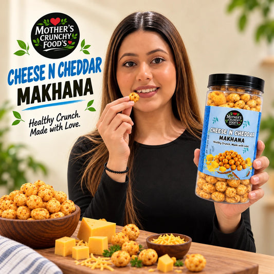 Mother's Crunchy Foods Cheese N Cheddar Makhana