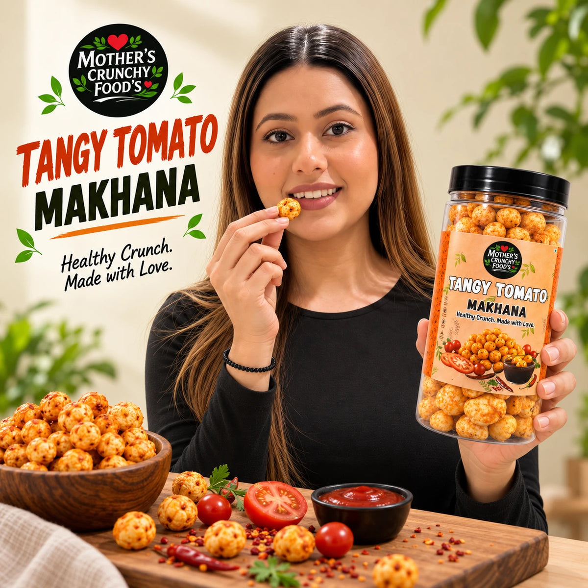 Mother's Crunchy Foods Tangy Tomato Makhana