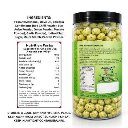 Minty Pudhina Makhana 60g | Roasted Foxnuts | Healthy Snack | Mother's Crunchy Foods