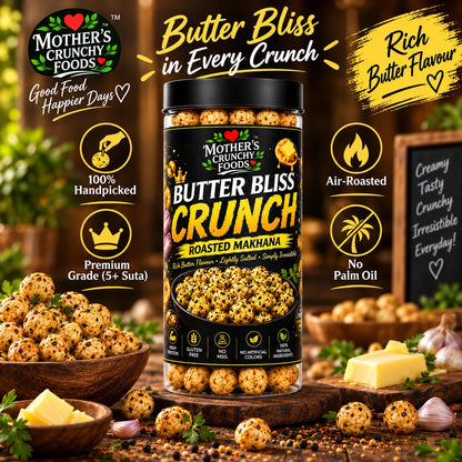 Mother's Crunchy Foods butter bliss roasted makhana lifestyle scene 5