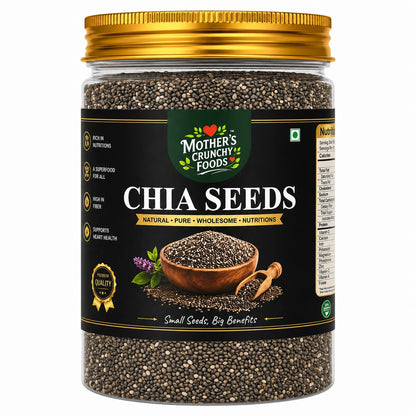 Mother's Crunchy Foods chia seeds front view pack