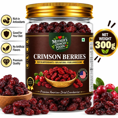 Mother's Crunchy Foods crimson berries lifestyle benefits scene