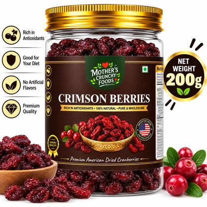 Mother's Crunchy Foods crimson berries model eating lifestyle shot