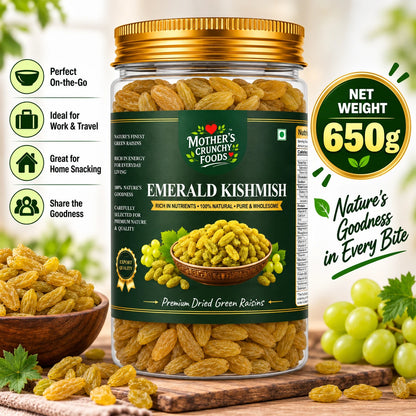 Mother's Crunchy Foods emerald kishmish green raisins lifestyle scene 3