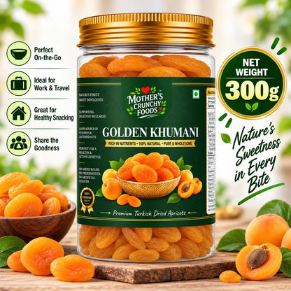 Mother's Crunchy Foods golden khumani dried apricots lifestyle scene goodness