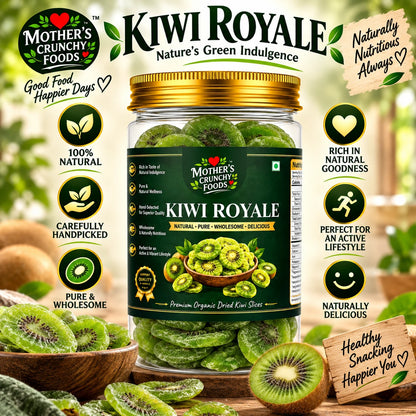 Mother's Crunchy Foods kiwi royale dried kiwi slices lifestyle scene 4