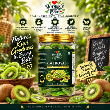 Mother's Crunchy Foods kiwi royale dried kiwi slices lifestyle scene 6