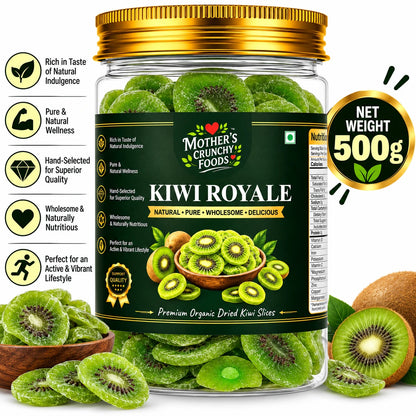 Mother's Crunchy Foods kiwi royale dried kiwi slices lifestyle scene 7