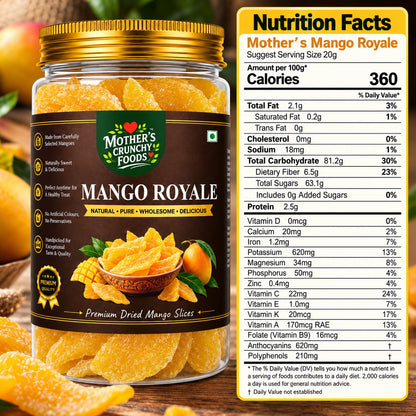 Mother's Crunchy Foods mango royale dried mango slices lifestyle scene 2