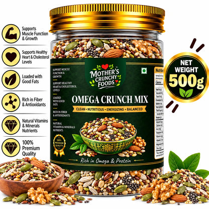 Mother's Crunchy Foods omega crunch mix lifestyle scene 1