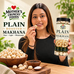Mother's Crunchy Foods plain roasted makhana lifestyle scene 1