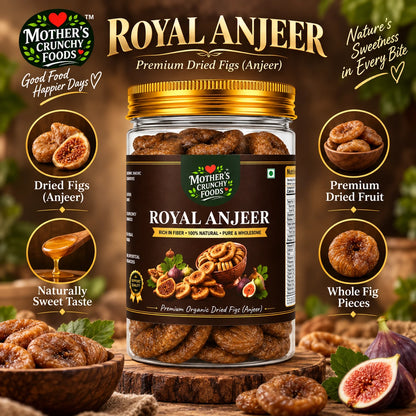 Mother's Crunchy Foods royal anjeer dried figs lifestyle scene 1
