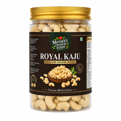 Mother's Crunchy Foods royal kaju premium cashew front view pack