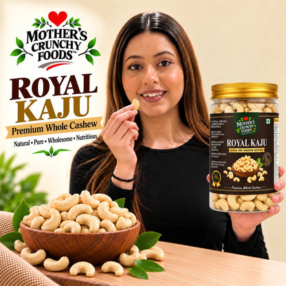 Mother's Crunchy Foods royal kaju premium cashew lifestyle scene 1