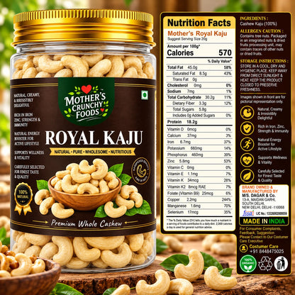 Mother's Crunchy Foods royal kaju premium cashew lifestyle scene 2