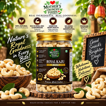 Mother's Crunchy Foods royal kaju premium cashew lifestyle scene 4