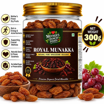 Mother's Crunchy Foods royal munakka dried black raisins lifestyle scene 5