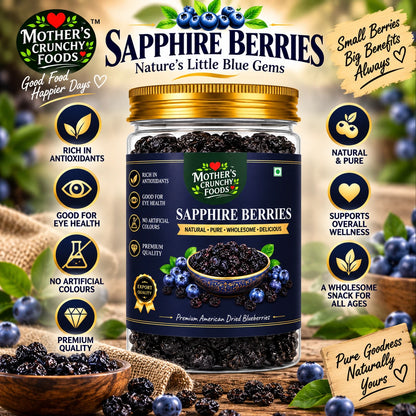 Mother's Crunchy Foods sapphire berries dried blueberries lifestyle scene 5