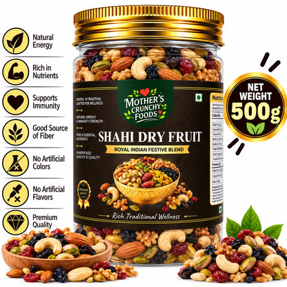 Mother's Crunchy Foods shahi dry fruit trail mix lifestyle scene 3