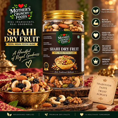 Mother's Crunchy Foods shahi dry fruit trail mix lifestyle scene 5