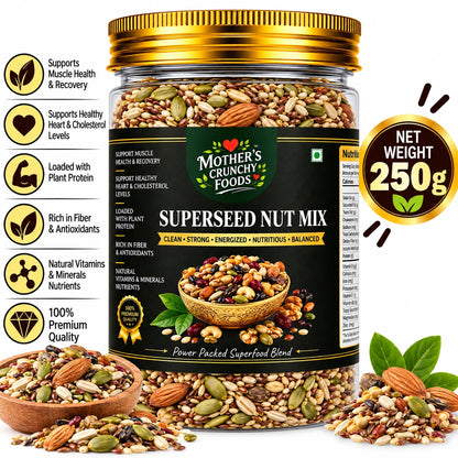 Mother's Crunchy Foods superseed nut mix lifestyle scene 1