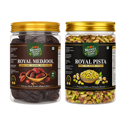 Mother's Crunchy Foods Royal Medjool + Royal Pista Combo