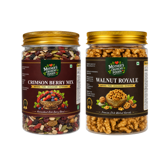 Mother's Crunchy Foods Crimson Berry Mix + Walnut Royale Combo