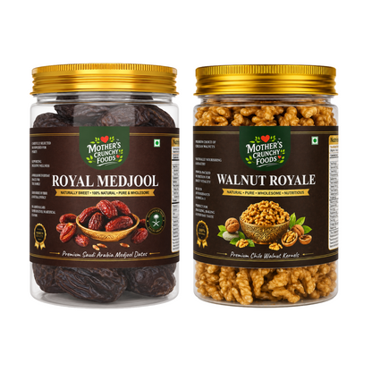 Mother's Crunchy Foods Royal Medjool + Walnut Royale Combo